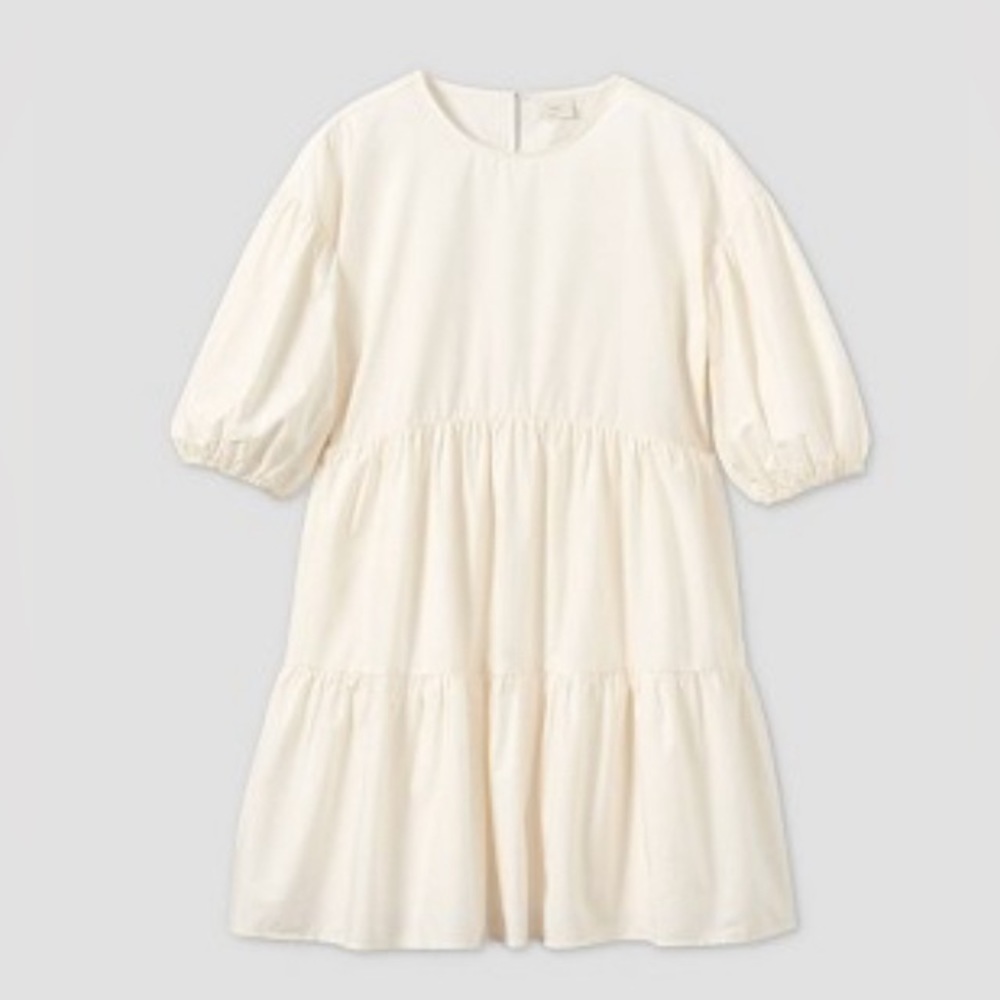 A new day A new day puffer sleeve bone ivory dress
VGUC
Medium
$15